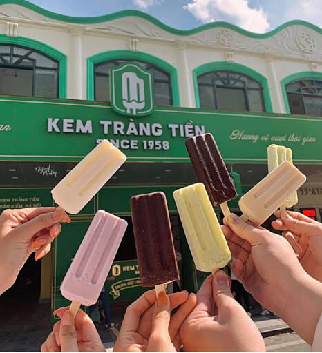 Phố kem Tràng Tiền - Những địa điểm vui chơi thú vị ở Hà Nội