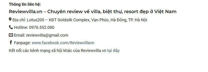 Reviewvilla.vn - Website du lịch được du khách đánh giá cao