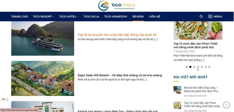 Đặt phòng online tại Ticovilla.com với giá ưu đãi nhất