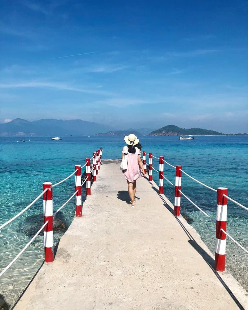 Những bức ảnh check in triệu like của du khách ở đảo Hòn Mun 